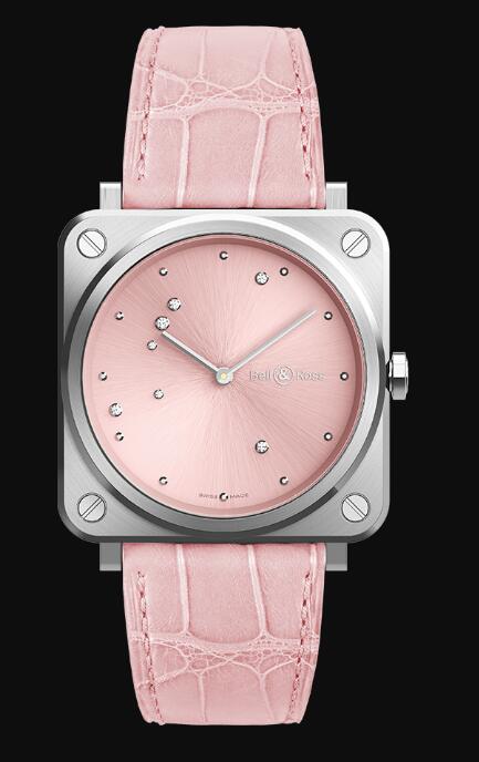 Bell & Ross BR S PINK DIAMOND EAGLE BRS-EP-ST/SCR Replica Watch